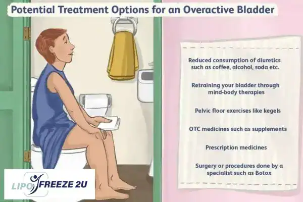 image of woman on toilet because of an overactive bladder Sandwich
