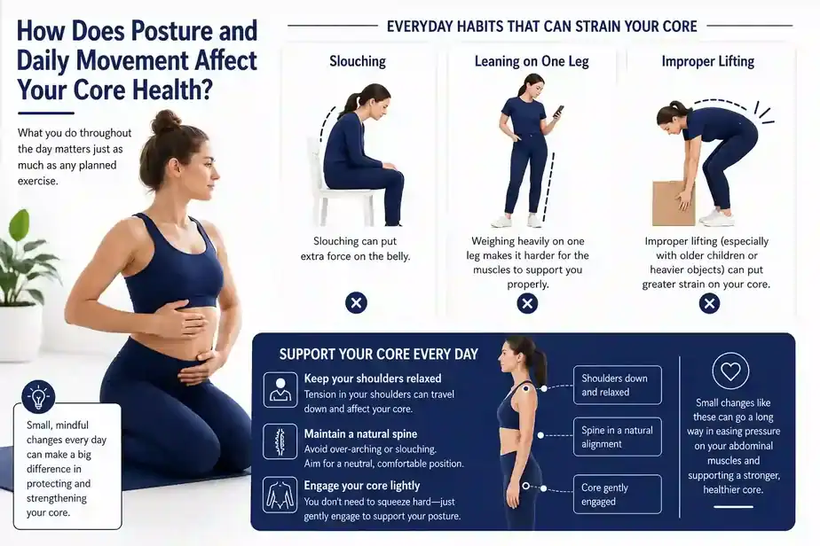 How Does Posture and Daily Movement Affect Your Core Health Sandwich?
